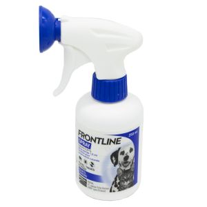 FRONTLINE Spray 250ml Anti Parasitaire (Puces, Tiques, Poux) pour Chiens et Chats