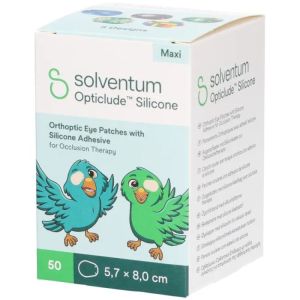 OPTICLUDE SILICONE Maxi Garçons 50 Pansements 5.7 x 8cm - 5 Designs
