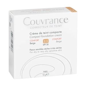 AVENE COUVRANCE Crème de Teint Compacte 2.5 Confort Beige SPF30 - Poudrier/10g