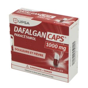 DafalganCaps 1000 mg, 8 gélules