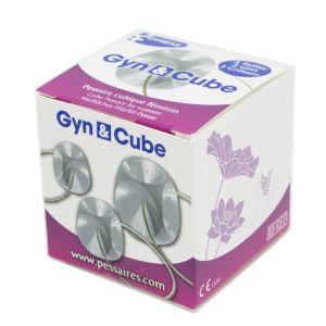 PESSAIRE Gyn et Cube Small 22 x 30mm en Silicone, Orifices de Drainage - Prolapsus Utérin - Bte/1