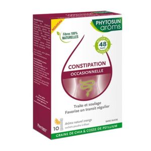 PHYTOSUN AROMS Constipation Occasionnelle 10 Sachets Poudre - Favorise un Transit Régulier