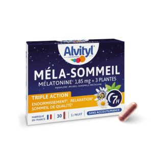 ALVITYL MELA SOMMEIL - Complément Alimentaire Triple Action 30 gélules