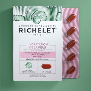 RICHELET HYDRATATION DE LA PEAU 30 Capsules - Renouvellement Cellulaire pour une Beauté Holistique