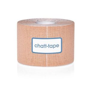 CHATTANOOGA CHATT TAPE 5 cm x 5 m - Ruban Adhésif Corps, Elastique, Hypoallergénique - 12 Unités