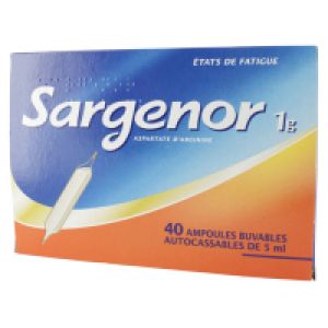 Sargenor 1g, solution buvable - 40 ampoules 5 ml