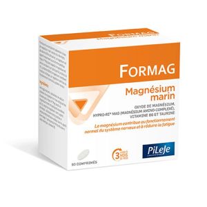 FORMAG Magnésium Marin - Complément Alimentaire du Système Nerveux - Réduction de la Fatigue - 90 cp