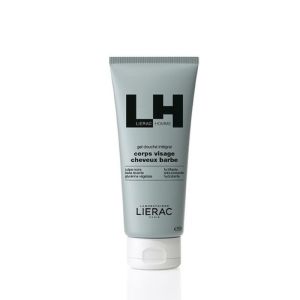 LIERAC HOMME Gel Douche Intégral 200ml - Corps, Visage, Cheveux, Barbe