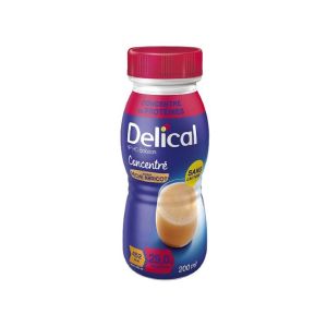 DELICAL CONCENTRE Pêche Abricot 4x 200ml - Boisson HP/HC - Dénutrition