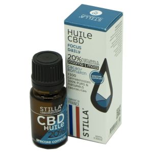 HUILE CBD Focus Daily Bio 20% 200mg Full Spectrum 10ml - Collection Saveurs MCT