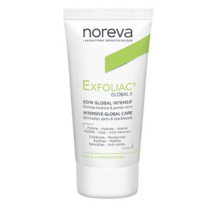 EXFOLIAC Global 6 - Soin Global Intensif Boutons et Points Noirs 30ml - Peaux à Imperfections
