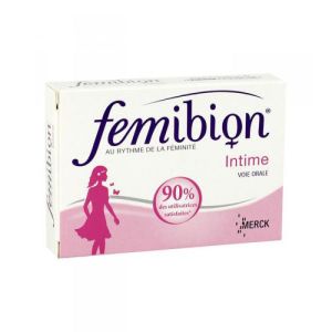 FEMIBION INTIME - Complément Alimentaire Favorisant le Ré-équilibre de la Flore Vaginale - Bte/28 Gé