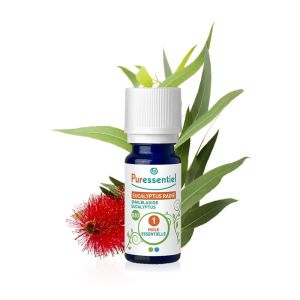 PURESSENTIEL BIO Eucalyptus radié 10ml - Huile Essentielle Eucalyptus radiata