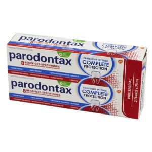 PARODONTAX Complete Protection Lot de 2x 75ml - Dentifrice Quotidien au Fluor - Dès 12 Ans