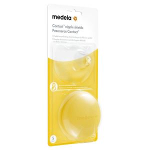 MEDELA Bout de Sein CONTACT Silicone - Taille S (16mm) - Lot/2 + 1 Boite de Rangement