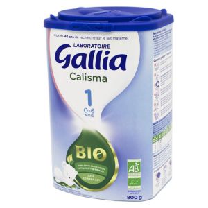 Calisma bio 3 lait croissance 800 g est un lait de suite et aliment lacté