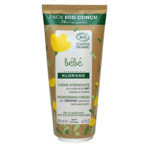 Klorane Bébé crème hydratante bio 200ml