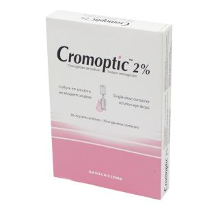 Cromoptic 2 %, collyre 30 unidoses