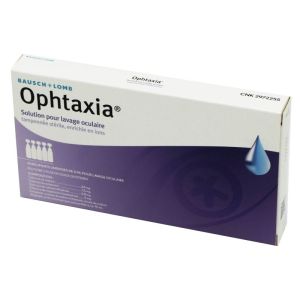 OPHTAXIA Solution Ophtalmique pour Lavage Oculaire Unidose 10x 5ml
