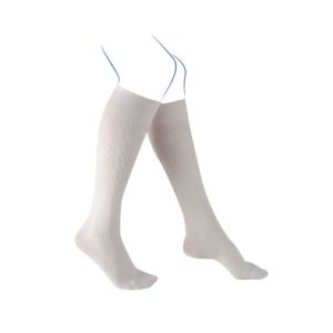 VENOFLEX Fast Laine Torsades Ecrues - Chaussette de Contention en Laine Femme Classe 2