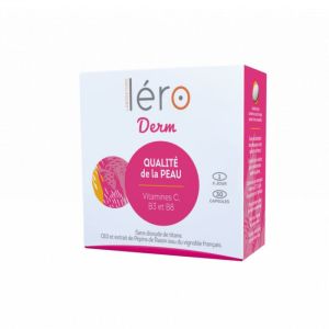 LERO DERM Santé et Qualité de la Peau - Complément Alimentaire - 30 capsules