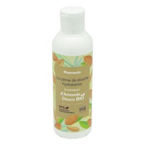 PHARMACTIV La Crème Douche Hydratante 200ml à l' Extrait d' Amande Douce BIO