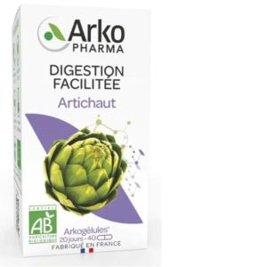 ARKOGELULES BIO Artichaut 13mg de Polyphénols - Bte/40 - Confort Digestif