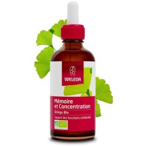 WELEDA EPB Mémoire et concentration Ginkgo Bio 60 ml 3596207101550