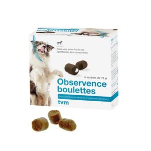 OBSERVENCE BOULETTES Sachet/15 - Chien et Autres Carnivores - Dissimulation de Comprimé pour Faciliter la Prise