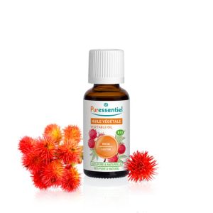 PURESSENTIEL Huile Végétale Bio RICIN (Ricinus communis) 50ml - 100% Pure et Naturelle