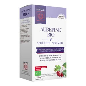 DAYANG AUBEPINE BIO 15 Gélules Végétales - Complément Alimentaire Sphère Sommeil