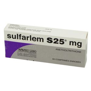 Sulfarlem S 25 mg, 60 comprimés enrobés