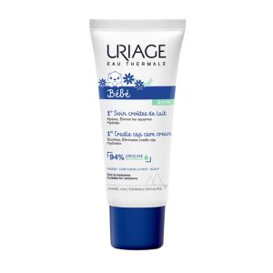 URIAGE Bébé 1er SOIN Croûtes de Lait 40ml - Crème Régulatrice et Apaisante - Elimine les Squames