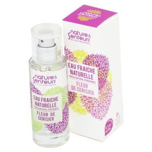 Nature et Senteurs Eau Fraîche Naturelle Fleur de Cerisier - 95% Garanti Naturel - Vaporisateur/30ml