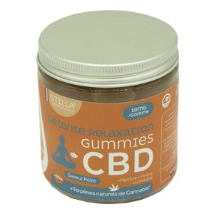 STILLA 60 Gummies CBD Détente Relaxation - Saveur Poire - 100% Naturel, sans THC