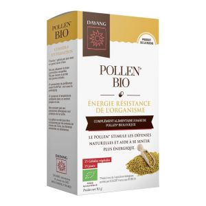 DAYANG POLLEN BIO 15 Gélules Végétales - Complément Alimentaire Energie, Résistance de l' Organisme