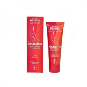 AKILEINE SOINS ROUGES - Baume Reposant - Pieds Fatigués, Gonflés - T/50ml - ASEPTA