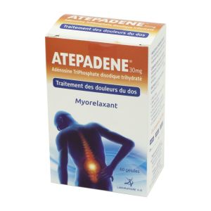 Atépadène 30 mg  myorelaxant 60 gélules