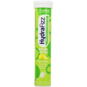 UPSA - HYDRAFIZZ - HYDRA DETOX - 16 PASTILLES EFFERVESCENTES - UPSA - HYDRAFIZZ - 16 PASTILLES EFFERVESCENTES - HYDRA +DETOX - GOUT CITRON