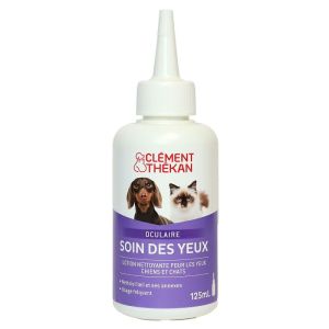 soin des yeux chiens chats Clement thekan lotion nettoyante 125ml