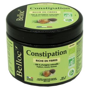 BELLOC CONSTIPATION 50 Doses (184g) - Denrée Alimentaire Destinée à des Fins Médicales Spéciales, Riche en Fibres