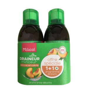 MILICAL - Utra Draineur Minceur - Offre spéciale 1+1 = Programme de 20 jours