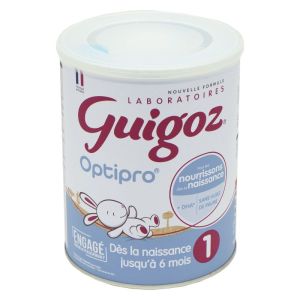 GUIGOZ Optipro 1 lait 1er âge liquide dès la naissance 6x50cl pas cher 