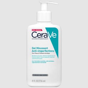 CERAVE Gel Moussant Anti Imperfections 236ml - Peaux à Imperfections et à Tendance Acnéique