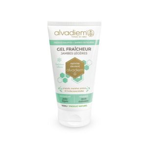 ALVADIEM Gel Fraîcheur Jambes Légères 150ml - Jambes Fatiguées, Lourdes, Pieds Echauffés