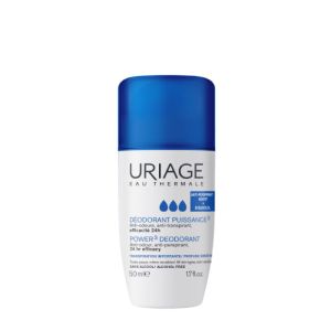 URIAGE Déodorant Puissance 3 50ml - Transpiration Importante des Aisselles - Toutes Peaux
