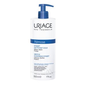 URIAGE Xémose Syndet Nettoyant Doux 500ml - Gel Crème pour Peaux très Sèches à Tendance Atopique