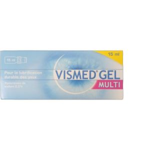 HORUS - Vismed Gel Multi , Pour la lubrification durables des yeux 15Ml