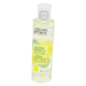 Nature et Senteurs Cologne Naturelle Cédrat Fleur Etoilée - 95% Naturel - Vaporisateur/100ml