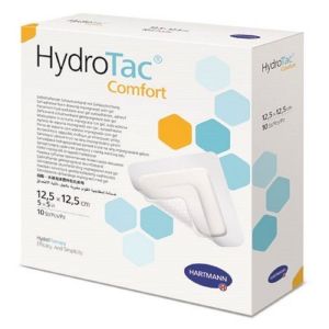 HYDROTAC Comfort 12.5 x 12.5 cm Bte/10 - Pansement Adhésif Hydrogel Hydrocellulaire Stérile